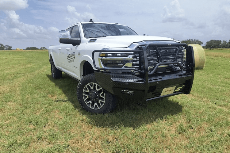 Original Frontier Ram 2500/3500 front bumper replacement by Frontier Truck Gear