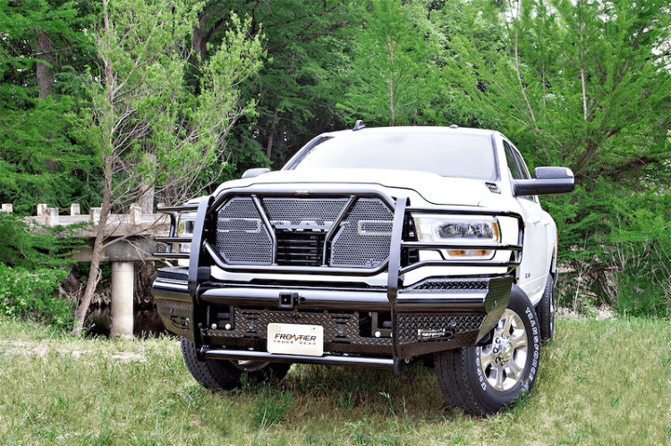 Heavy-Duty Frontier 170-41-9008 Front Bumper with Grille Guard for Dodge Ram 2500/3500 (2019-2024)