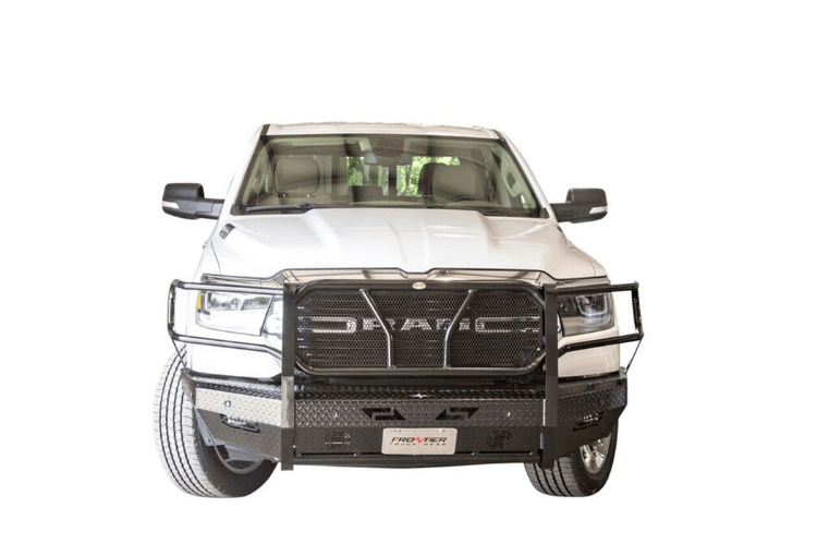 Frontier front bumper replacement 300-41-9014 for 2019–2024 Ram 1500, heavy-duty grille guard bumper for rugged protection.