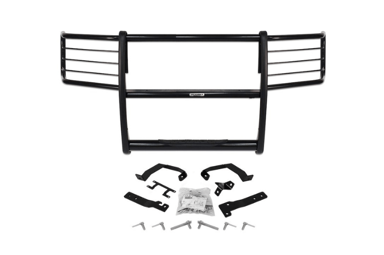 Go Rhino 3000 Series Grille Guard with heavy-duty StepGuard for Ford E250/E350/E450