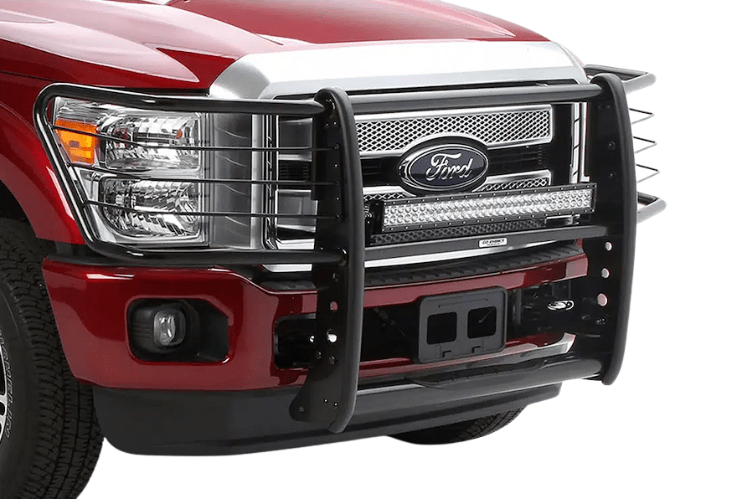 Heavy-duty grille guard with go rhino brush guard for GMC Savana 1500