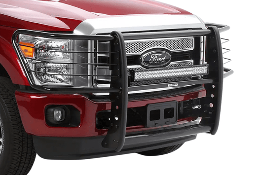 Heavy-duty Go Rhino grille and brush guard for Chevy Express 4500 