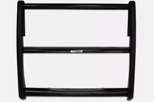 Go Rhino 3000 Series steel grille guard 3295B for 2015–2017 Ford F150, aftermarket heavy-duty grille guard for front-end protection.