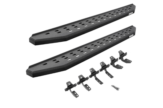 Go Rhino 69404280T Chevy Silverado 2500HD/3500HD 2015-2019 RB20 Running Boards with Mounting Brackets Kit