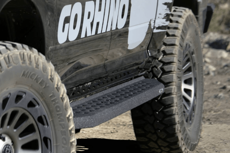 Go Rhino 69404280T Chevy Silverado 2500HD/3500HD 2015-2019 RB20 Running Boards with Mounting Brackets Kit