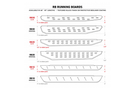 Go Rhino 63404887SPC GMC Sierra 2500HD/3500HD 2020-2024 RB10 Slim Line Running Boards Crew Cab with Mounting Brackets Kit