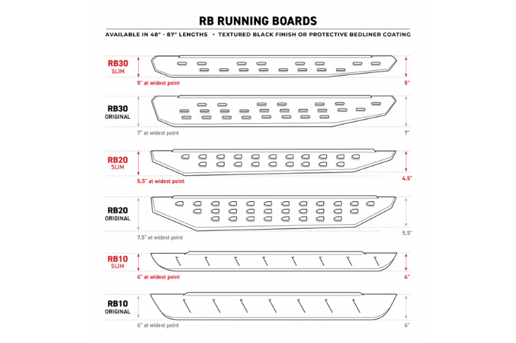 Go Rhino 69404887PC GMC Sierra 2500HD/3500HD 2020-2023 RB20 Running Boards Crew Cab with Mounting Brackets Kit