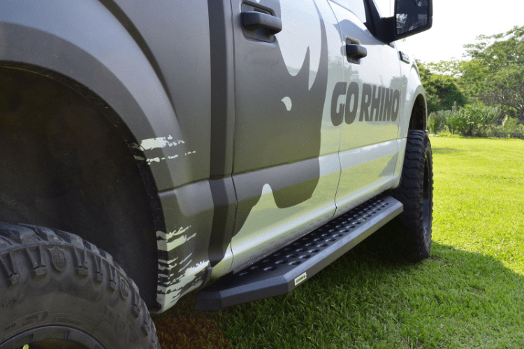 Go Rhino 69410687PC Dodge Ram 2500/3500 2010-2023 RB20 Running Boards Crew Cab with Mounting Brackets Kit (Also fits Dodge Ram 1500)