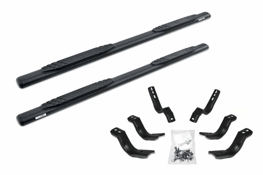 Go Rhino 684404687T GMC Sierra 2500HD/3500HD 2015-2019 4" OE Xtreme Side Steps - 87" Step Bars with Mounting Brackets