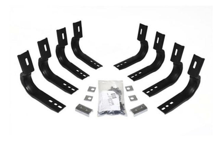 Go Rhino 684404687T GMC Sierra 2500HD/3500HD 2015-2019 4" OE Xtreme Side Steps - 87" Step Bars with Mounting Brackets