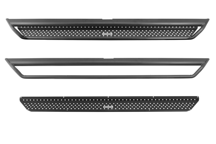 Go Rhino D10052T 1999-2023 GMC Sierra 2500/3500 52" Dominator Xtreme D1 Side Steps - Boards Only