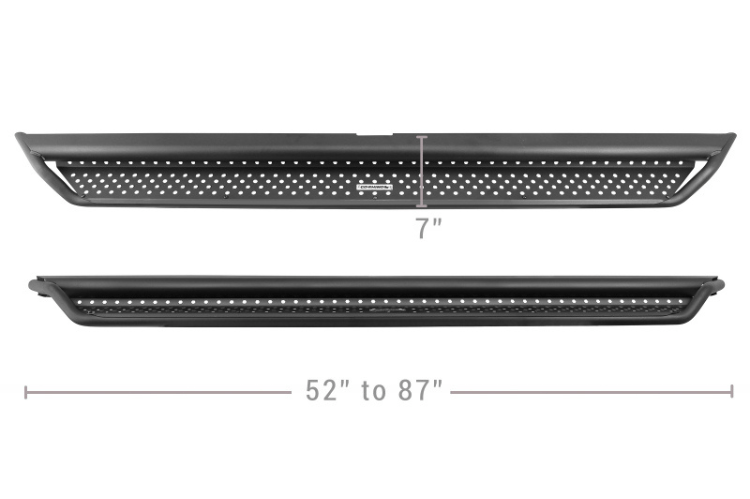 Go Rhino D10073T 1999-2023 GMC Sierra 2500/3500 73" Dominator Xtreme D1 Side Steps - Boards Only