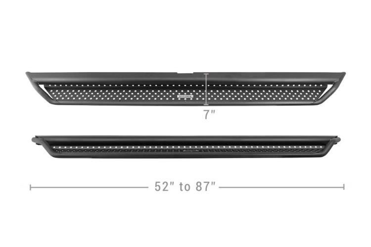 Go Rhino D10087T 1999-2023 GMC Sierra 2500/3500 87" Dominator Xtreme D1 Side Steps - Boards Only