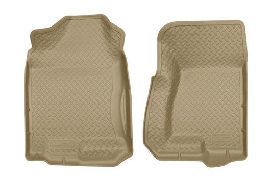 Husky Liners 31303 Chevy Silverado 2500HD/3500HD 1999-2007 Classic Style Front Floor Liners Extended/Crew Cab Tan (Also fits Silverado 1500)