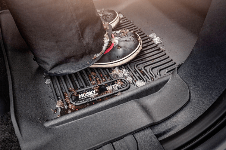 Husky Liners 53201 Chevy Silverado 2500HD/3500HD 2007-2014 X-Act Contour Rear Floor Mats Extended//Crew Cab Black (Also fits Silverado 1500)