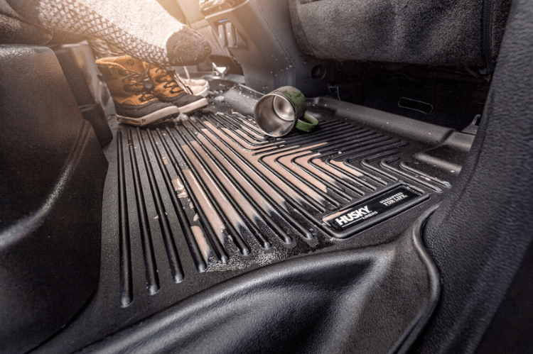 Husky Liners 54201 Chevy Silverado 2500HD/3500HD 2019-2023 X-Act Contour Floor Mat Rear Crew Cab Black(Also fits Silverado 1500)
