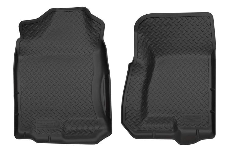 Husky Liners 31301 GMC Sierra 2500HD/3500H 1999-2007 Classic Style Front Floor Liners Extended/Crew Cab Black