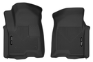 Husky Liners 54101 GMC Sierra 2500HD/3500HD 2020-2023 X-Act Contour Front Floor Mats Double/Crew Cab - Black