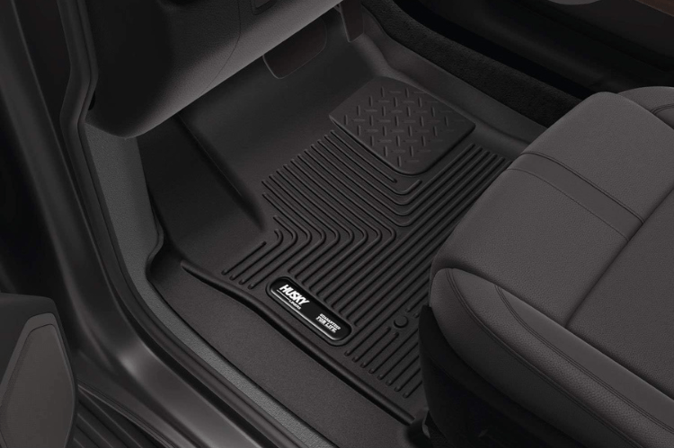 Husky Liners 54101 GMC Sierra 2500HD/3500HD 2020-2023 X-Act Contour Front Floor Mats Double/Crew Cab - Black