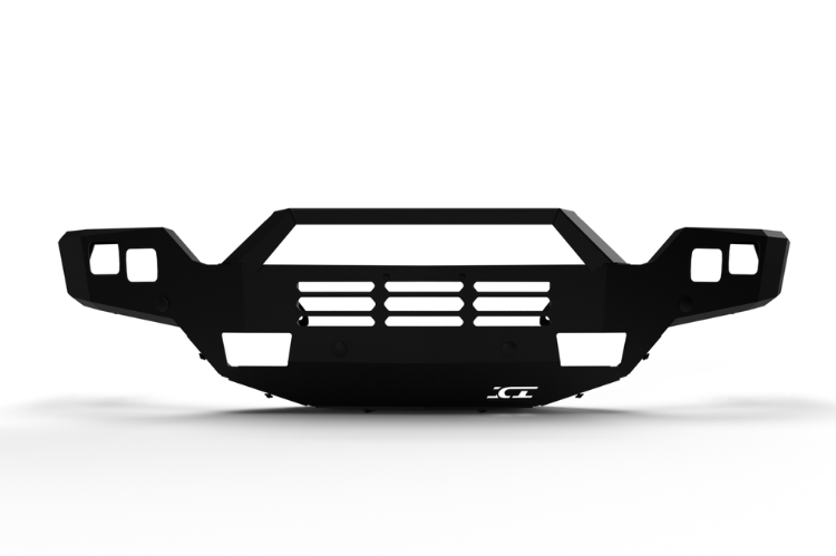 ICI Aluminum Chevy Silverado 1500 2016-2018 Alumilite Front Bumper Non Winch With Optional Bolt-On RT Series Light Bracket AL-FBM16CHN-RT