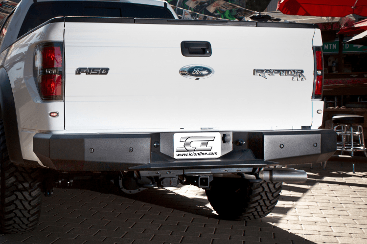 ICI Aluminum Ford F150 Raptor 2010-2014 Rear Bumper AL-RBM46FDN