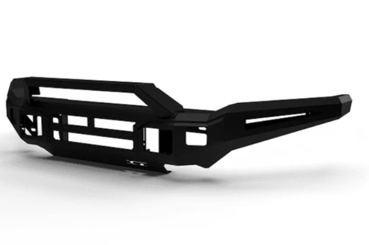 ICI Aluminum Ford F150 2018-2020 Alumilite Front Bumper Non Winch With Optional Bolt-On RT Series Light Bracket AL-FBM15FDN-RT
