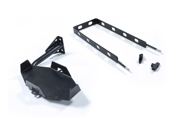 Lod Offroad dual Jerry Can mounts in black textured finish for off-road vehicles