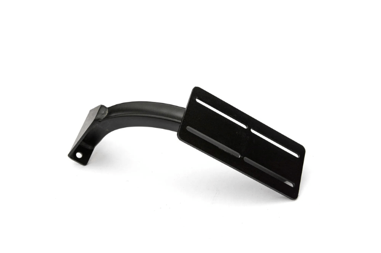 Single RotoPax mount by Lod Offroad in black textured finish for fuel cans
