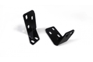 TJ/LJ frame reinforcement brackets in black by Lod Offroad