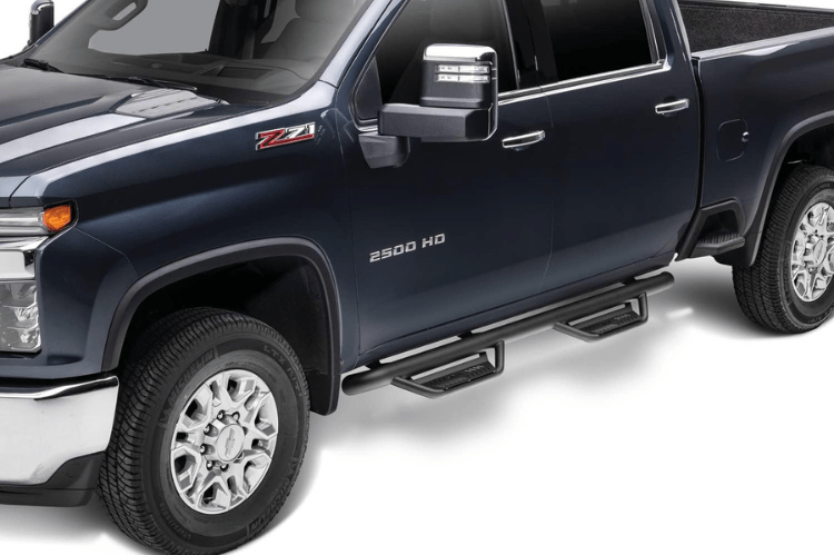 N-Fab HPC1971QC-TX 2020-2023 GMC Sierra 2500/3500 Podium LG & SS Steps