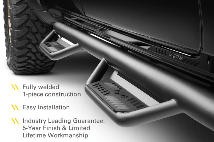 N-Fab HPC1971QC-TX 2020-2023 GMC Sierra 2500/3500 Podium LG & SS Steps