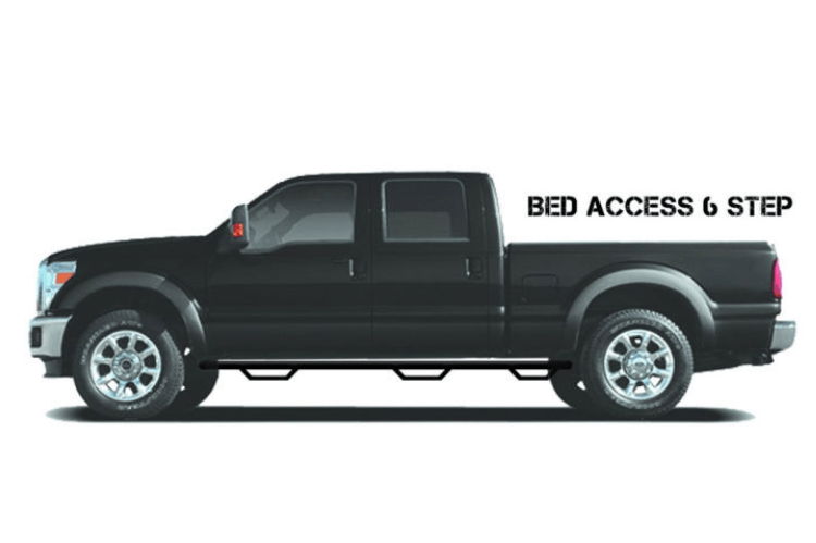 N-Fab C15104CC-6 GMC Sierra 2500HD/3500HD 2015-2019 6'6" W2W w/ Bed ACS Nerf Step System Crew Cab