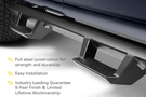N-Fab EXC07QC-TX GMC Sierra 2500HD/3500HD 2015-2019 EpYx Step System Extended/Double Cab - Textured Black