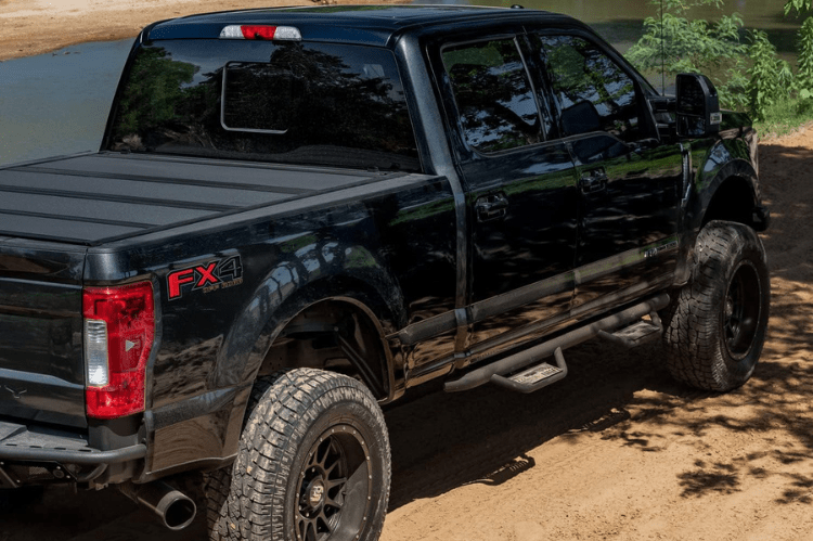 N-Fab HPC1573QC-TX GMC Sierra 2500HD/3500HD 2015-2016 Podium Steps Double Cab - Textured Black