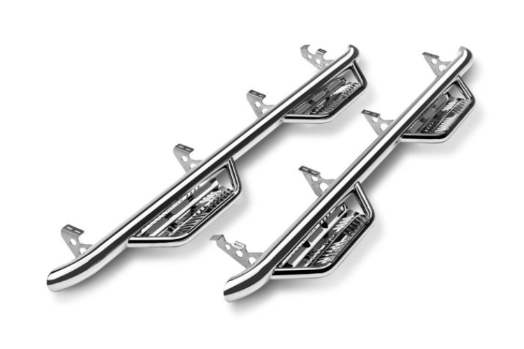 N-Fab HPC1575CC-SS GMC Sierra 2500HD/3500HD 2015-2016 Podium SS Steps Crew Cab