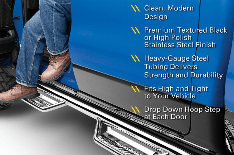 N-Fab HPC1575CC-SS GMC Sierra 2500HD/3500HD 2015-2016 Podium SS Steps Crew Cab