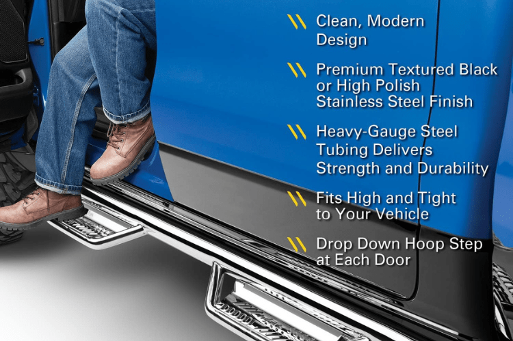 N-Fab HPC1575CC-TX GMC Sierra 2500HD/3500HD 2015-2019 Podium LG Steps Crew Cab