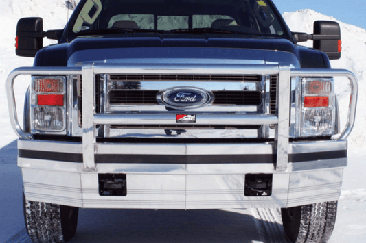 Ali Arc Traditional Aluminum Ford F350 Superduty 2023-2024 Front Bumper with Fog Light Cut Outs FDB280L