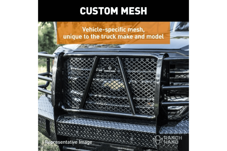 Ranch Hand FSF231BL1 heavy-duty Summit front bumper with grille guard for 2023–2026 Ford F250/F350 Super Duty.