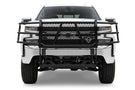 Heavy-duty grille guard Ranch Hand GGC19HBL1 for Chevy Silverado 1500, full front-end protection without camera compatibility