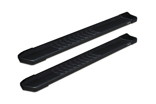 Raptor 1701-0016BT Chevy Silverado 2500HD/3500HD 2007-2019 6" OEM Style Slide Track Running Boards - Black Textured Aluminum