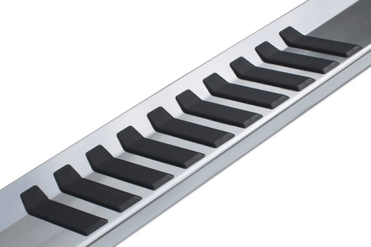 Raptor 1701-0052 Chevy Silverado 2500HD/3500HD 2020-2025 6" OEM Style Slide Track Running Boards Brushed Aluminum