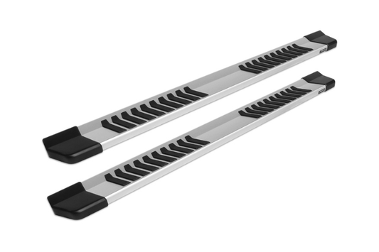 Raptor 1701-0174 Chevy Silverado 2500HD/3500HD 2007-2019 6" OEM Style Slide Track Running Boards - Brushed Aluminum