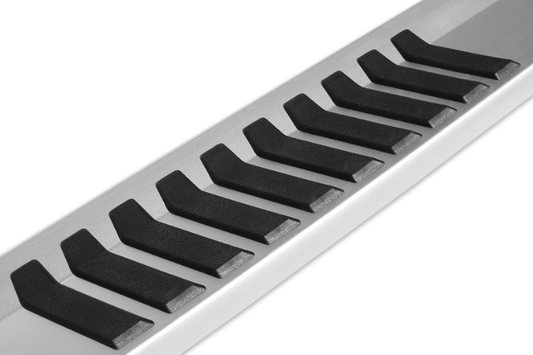 Raptor 1701-0174 Chevy Silverado 2500HD/3500HD 2007-2019 6" OEM Style Slide Track Running Boards - Brushed Aluminum