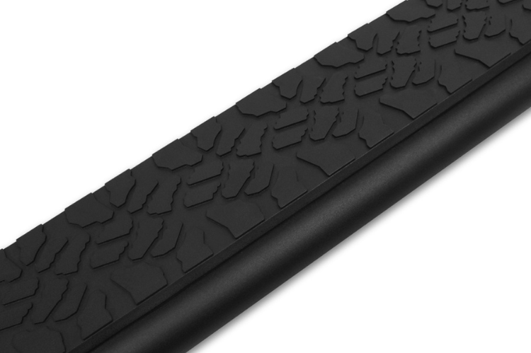 Raptor 1901-0052BT Chevy Silverado 2500HD/3500HD 2020-2024 5" Tread Step Slide Track Running Boards Black Textured Aluminum