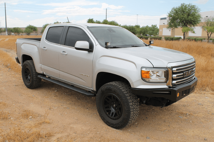 Raptor 1901-0052BT Chevy Silverado 2500HD/3500HD 2020-2024 5" Tread Step Slide Track Running Boards Black Textured Aluminum