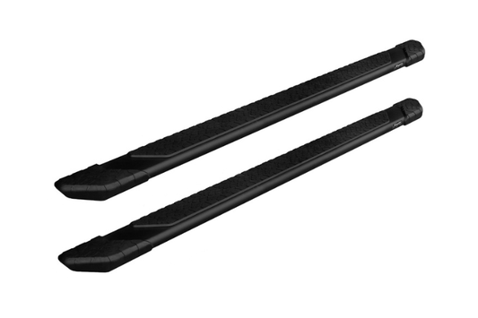 Raptor 1901-0174BT Chevy Silverado 2500HD/3500HD 2007-2019 5" Tread Step Slide Track Running Boards - Black Textured Aluminum