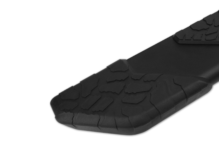Raptor 1901-0174BT Chevy Silverado 2500HD/3500HD 2007-2019 5" Tread Step Slide Track Running Boards - Black Textured Aluminum