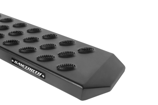 Raptor 2101-0041BT Chevy Silverado 2500HD/3500HD 2020-2025 6.5" Sawtooth Slide Track Running Boards Black Textured Aluminum
