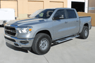 Raptor 1702-0062 Dodge Ram 2500/3500 2010-2024 6" OEM Style Slide Track Running Boards Crew Cab Brushed Aluminum (Also fits Dodge Ram 1500)
